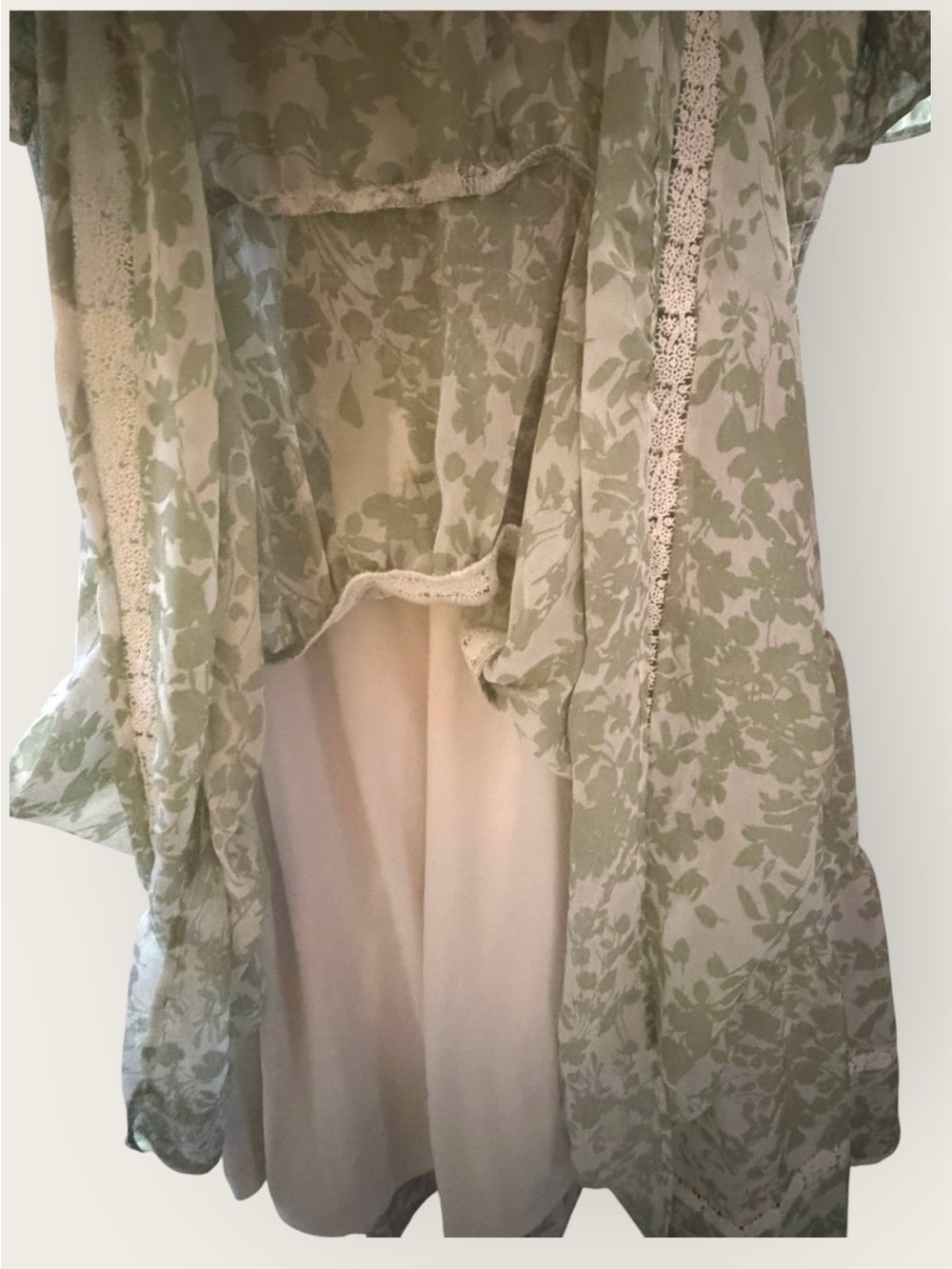 Taylor Sage Floral V-Neck Dress - Picture 6 of 7